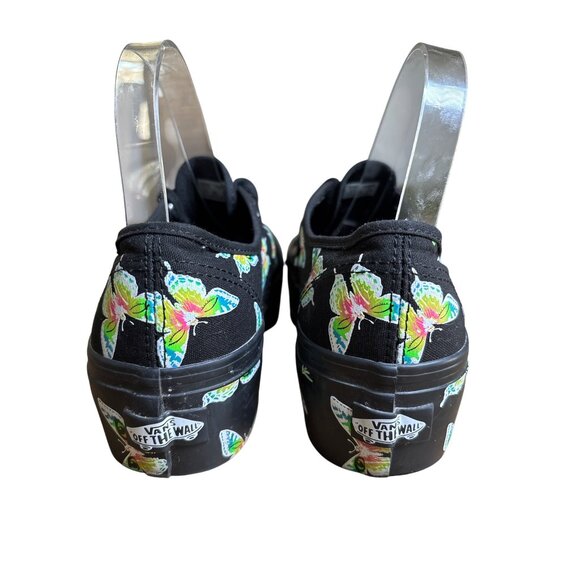 Vans‎ Stacked Morph Blackout Glow in the Dark Sneakers Butterflies Size 7.5 NWOB - Picture 3 of 12